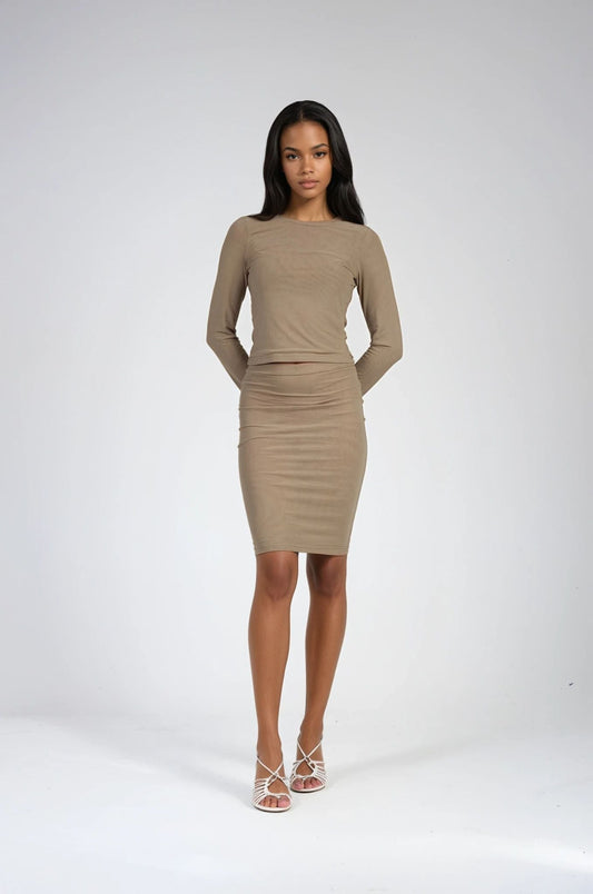 The Mesh Long Sleeve Top