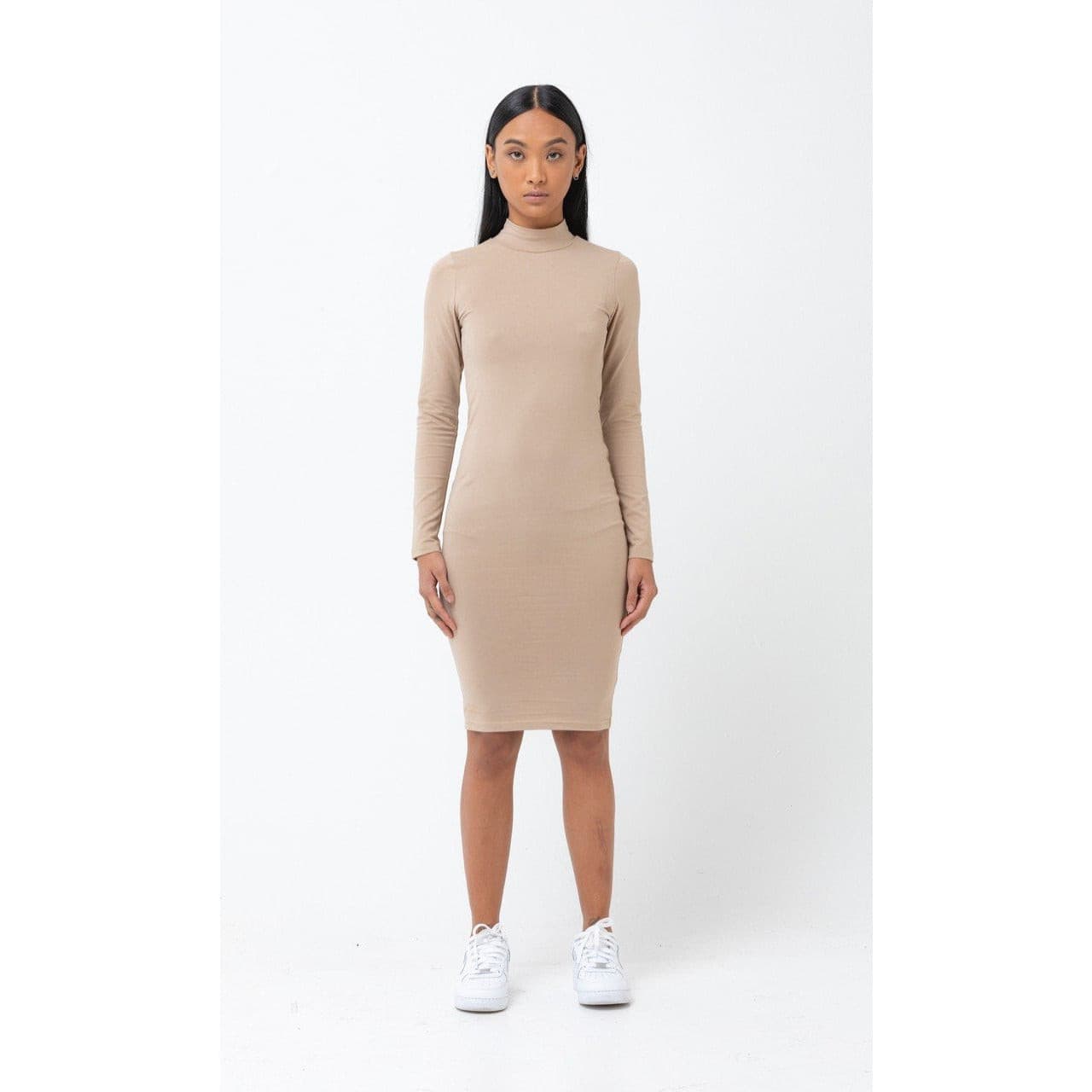 Mock Neck Dress