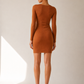 The Ribbed Long Sleeve Dress