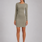 The Mesh Long Sleeve Dress