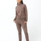 Zip Sweatshirt in Mocha