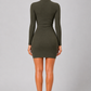 The Ribbed Zip Dress