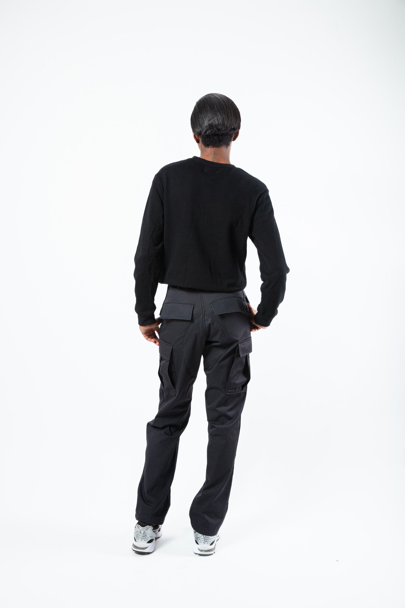 Cargo pant in black for women