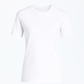 Plain white t-shirt on a light gray background