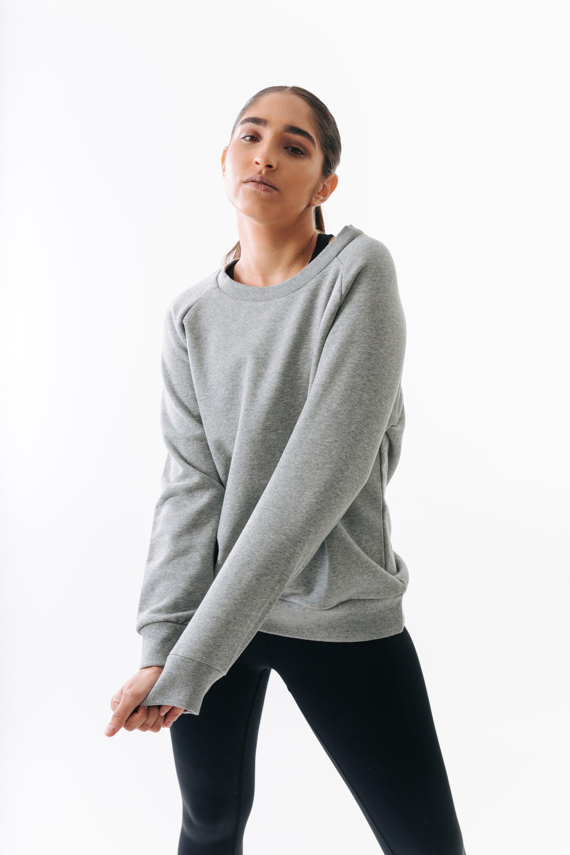 Unisex oversized grey sweatshirt