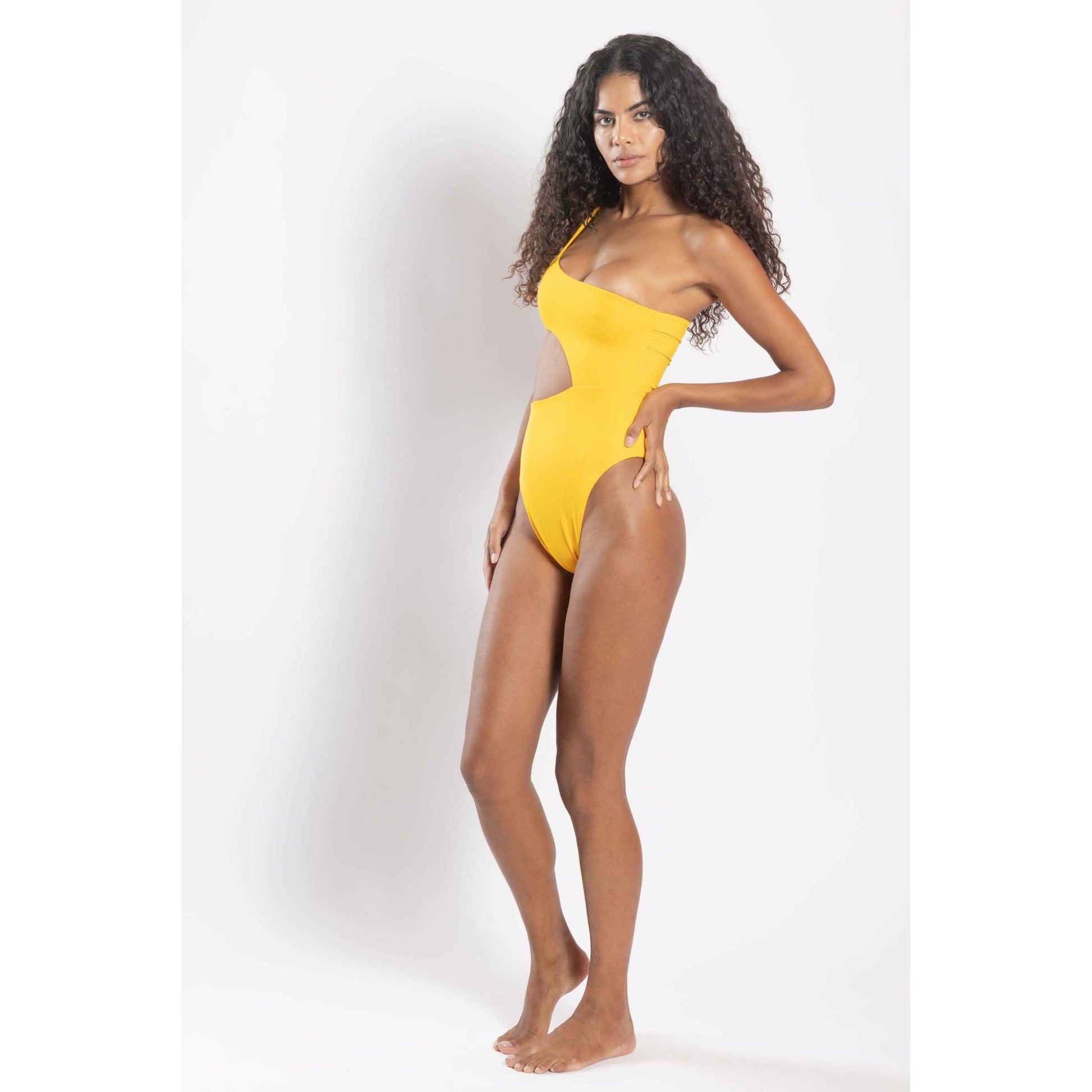 One piece cut out swimsuit