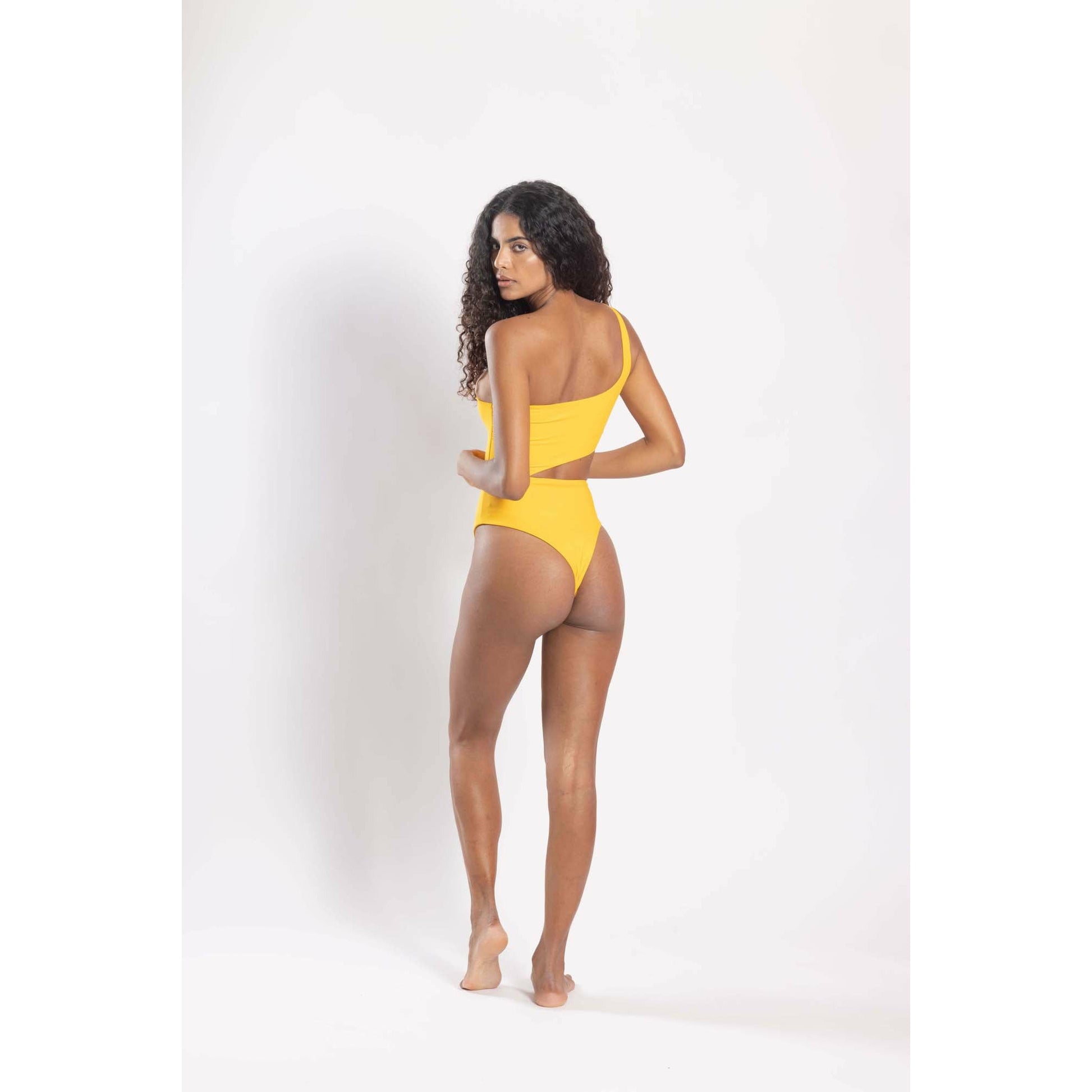 One piece cut out swimsuit