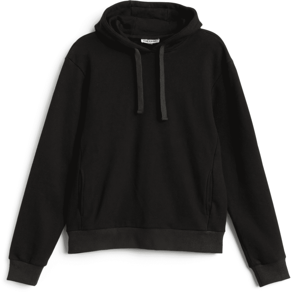 Big black hoodie womens clearance