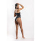 Black One Shoulder Swimsuit