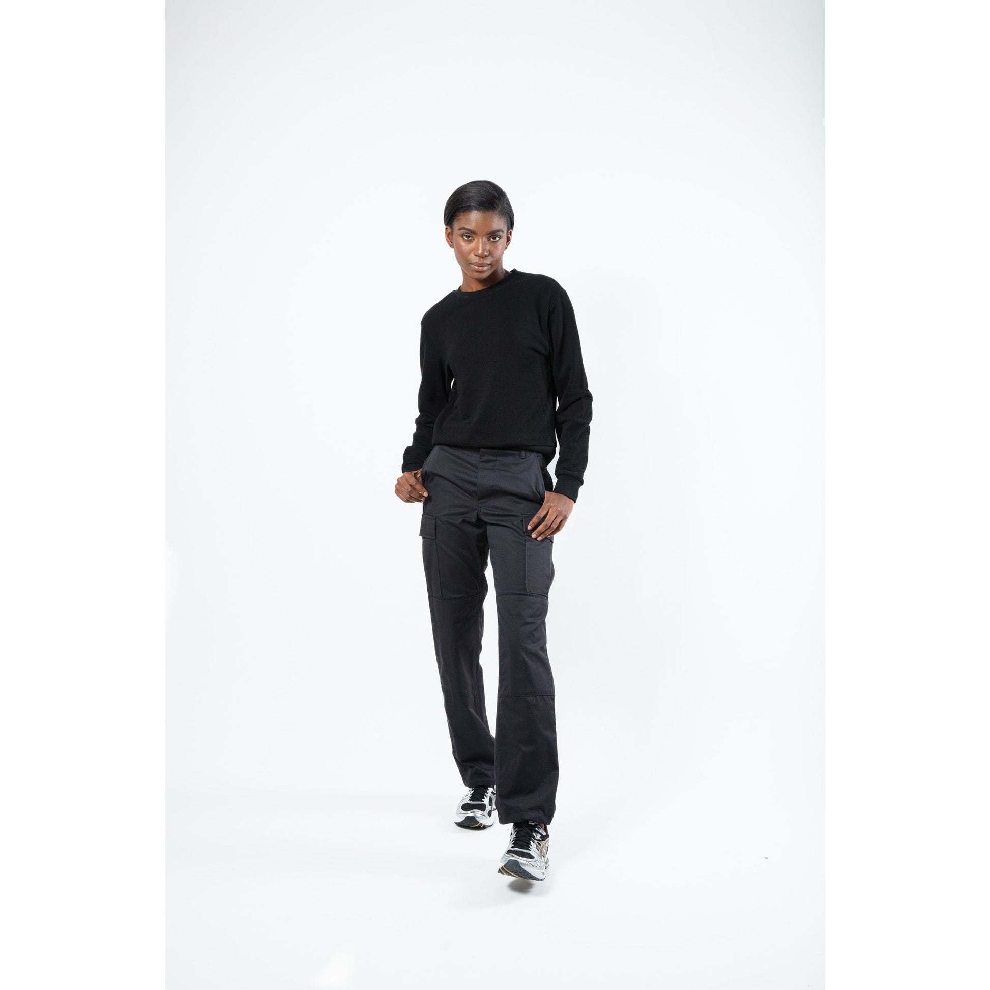 Modular Pocket Cotton Ripstop Cargo Pant in Black – REESE COOPER®