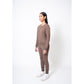Brown Crew Neck Sweatshirt