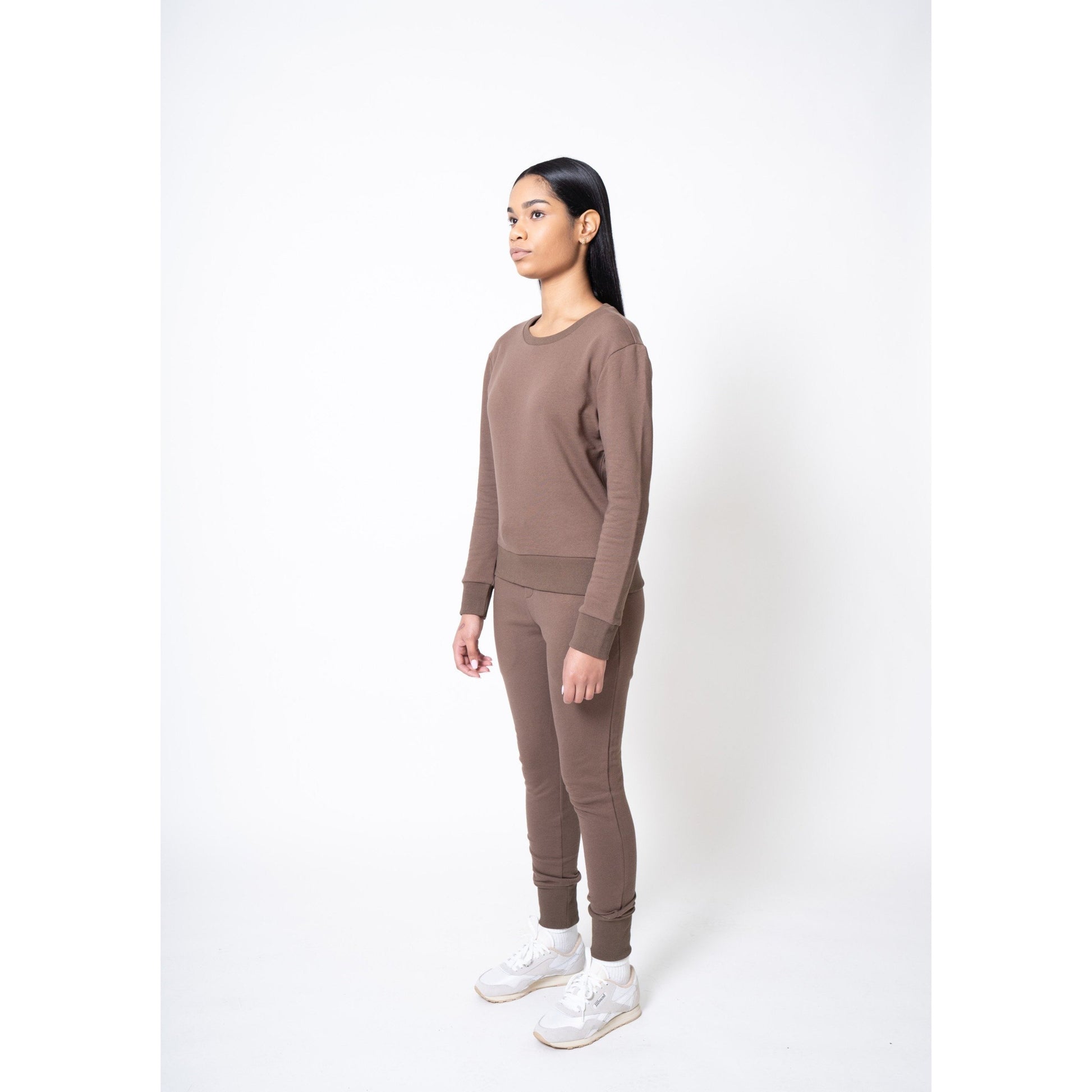 Brown Crew Neck Sweatshirt