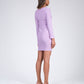 Lavender long sleeve dress