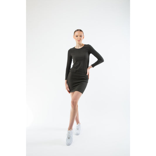 Long Sleeve Ribbed Dress