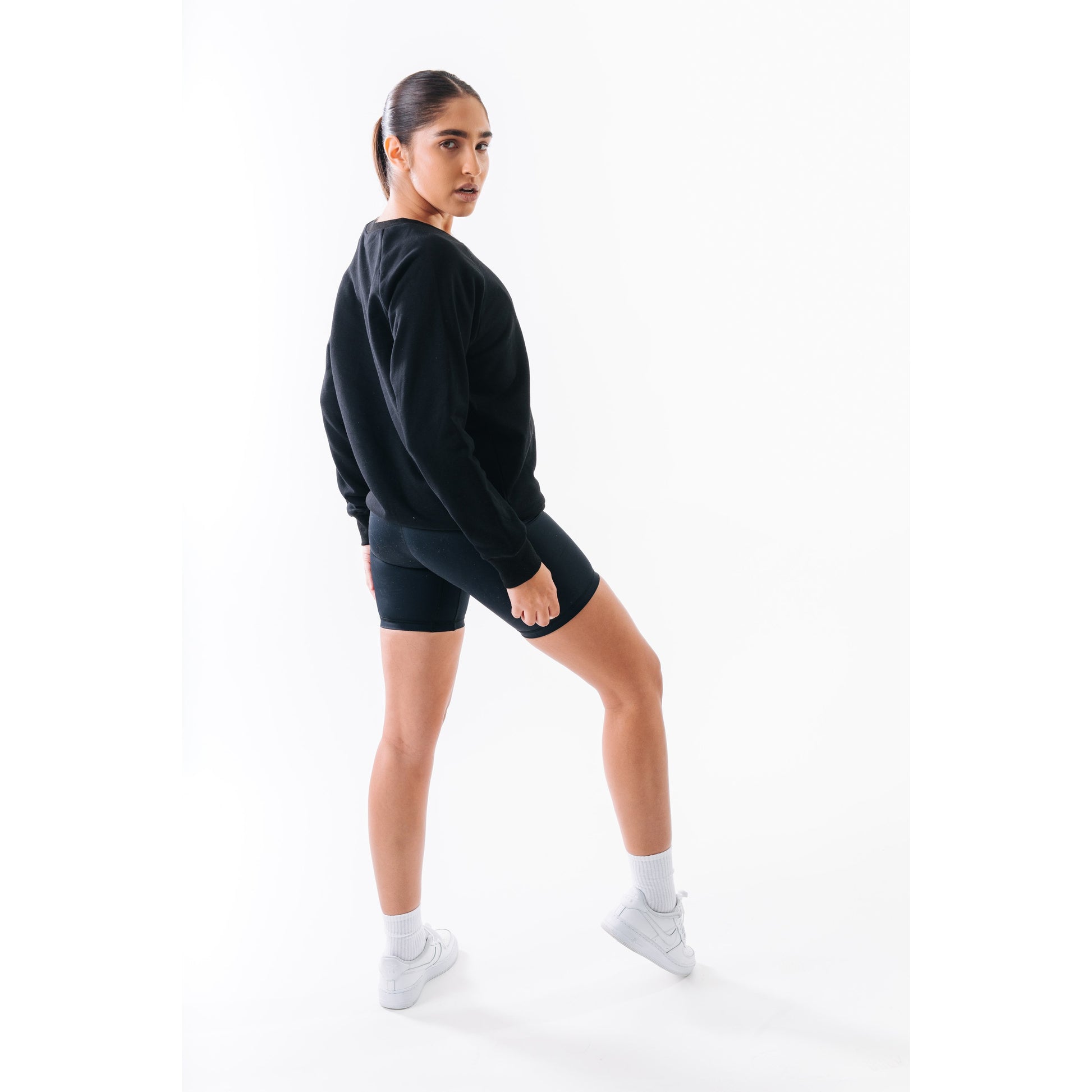Black Oversized Sweatshirt